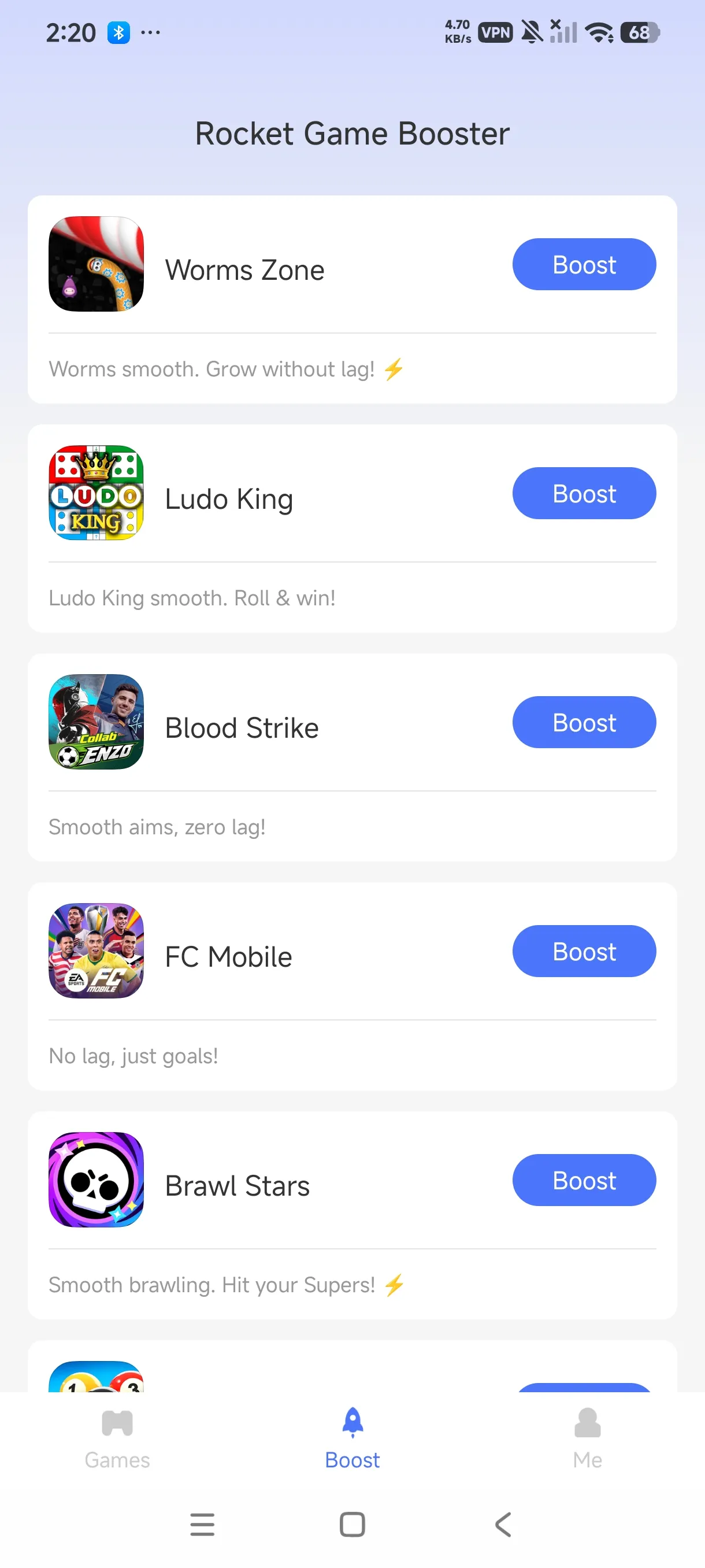 Add FC Mobile to Rocket via the Add My Games button